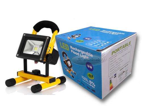 Solar 10w rechargeable led flood lights with solar panel