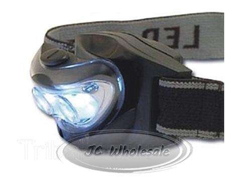 LED HEADLAMP LIGHT - 3 LED's (2 White & 1 Red for Night View)