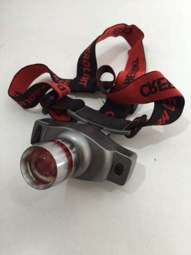 Head Light High-Power 180 Lumens complete with 2 chargers and battery in Packaging box