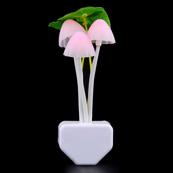 Romantic Colorful Mini Mushroom LED Lights Bedside Lamp Ornament
