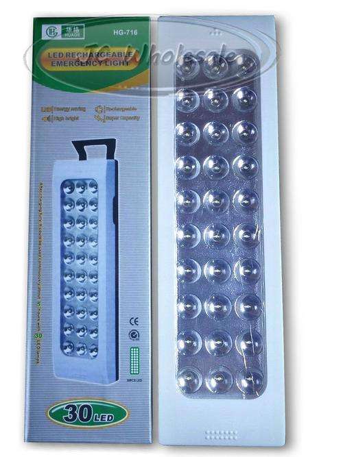 LED Rechargeable Emergency Light With Built in Battery "Low Postage"