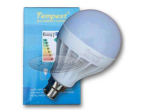 9w LED Bulb B22 Bayonet Cap Clip In 220 volt