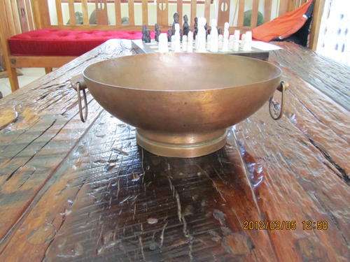 COPPER FRUIT BOWL