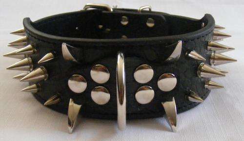 Spiked Leather Dog Collars