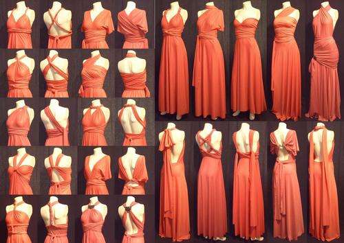 Peppirr Infinity Twist Dress Long + boob tube + two free buckles - CUSTOM MADE