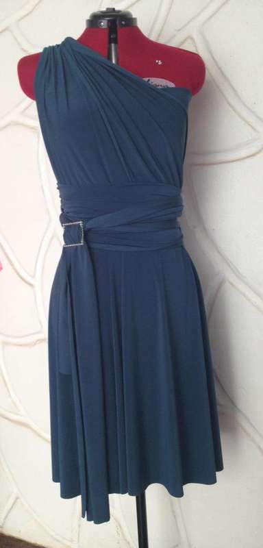 infinity twist dress Short + boob tube + two free buckles - CUSTOM MADE