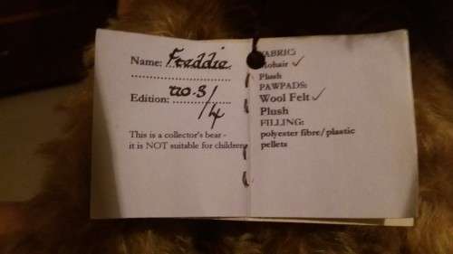 Teddy Bear - Christine Pike original - collector's item