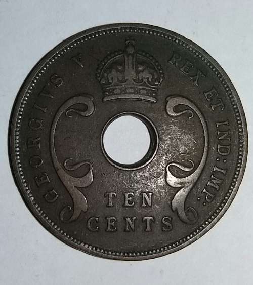 1923 - TEN CENTS - EAST AFRICA