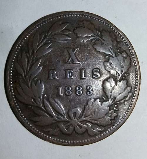 1883 - 10 REIS - X REIS - PORTUGAL -PORTUGUESA - PORTUGUESE