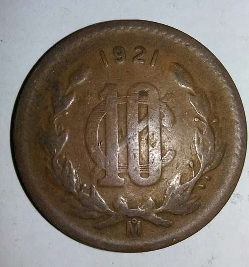 1921 - 10 CENTAVOS - MEXICO