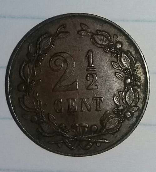 1898 - 2 1/2 CENTS - NETHERLANDS