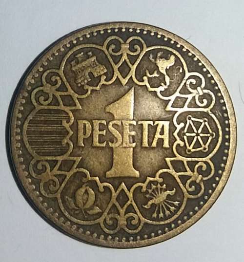 1944 - 1 PESETA - SPAIN
