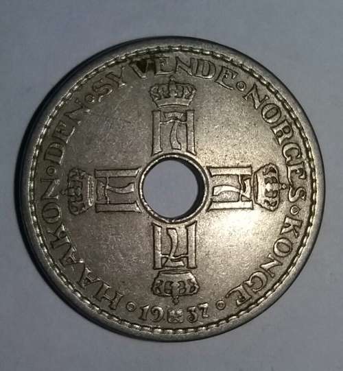 1937 - 1 KRONE - NORWAY