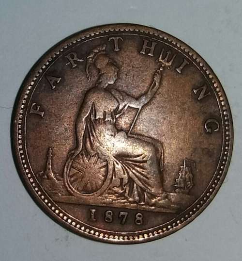 1878 - FARTHING - GREAT BRITAIN