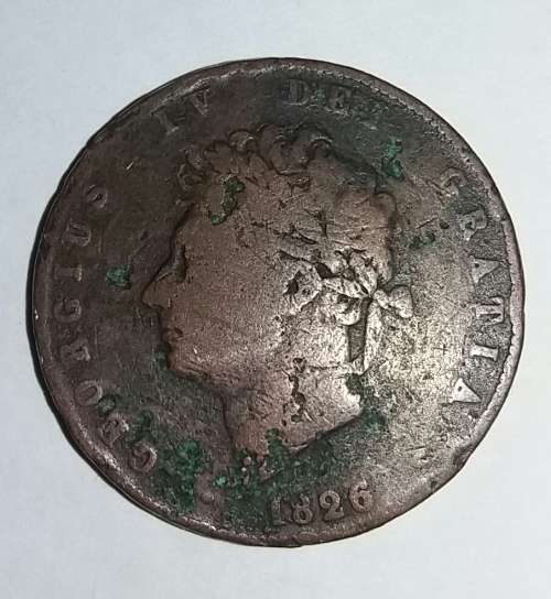 1826 - HALF PENNY - GREAT BRITAIN