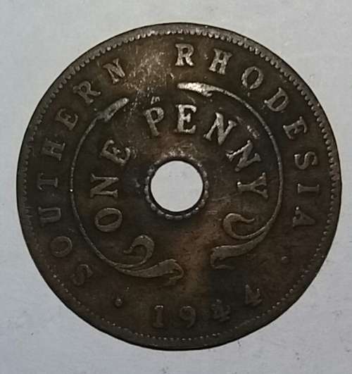 1944 - ONE PENNY - SOUTHERN RHODESIA