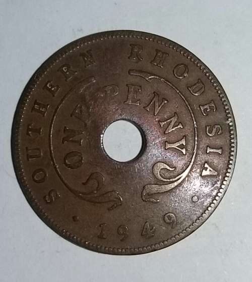 1949 - ONE PENNY - SOUTHERN RHODESIA