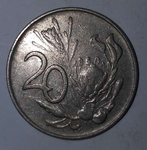 1987 - 20 CENTS - RSA