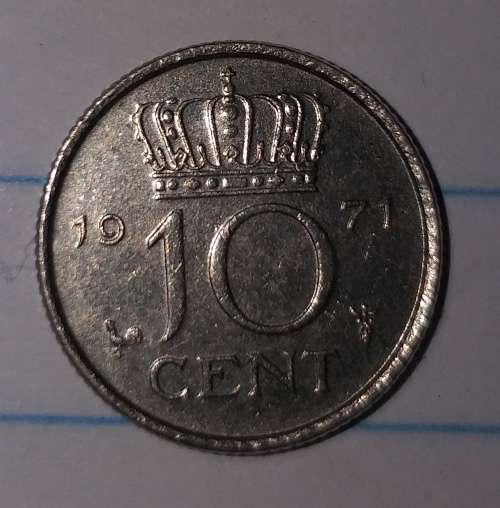 1971 - 10 CENTS - NETHERLANDS
