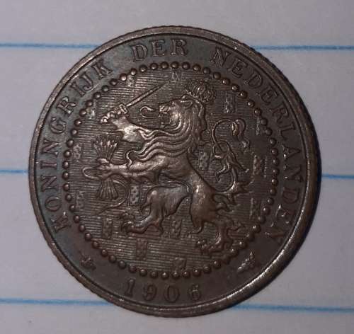 1906 - 1 CENT - NETHERLANDS