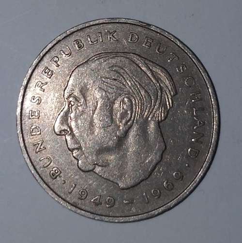 1974 J - 2 DEUTSCHE MARK - GERMANY