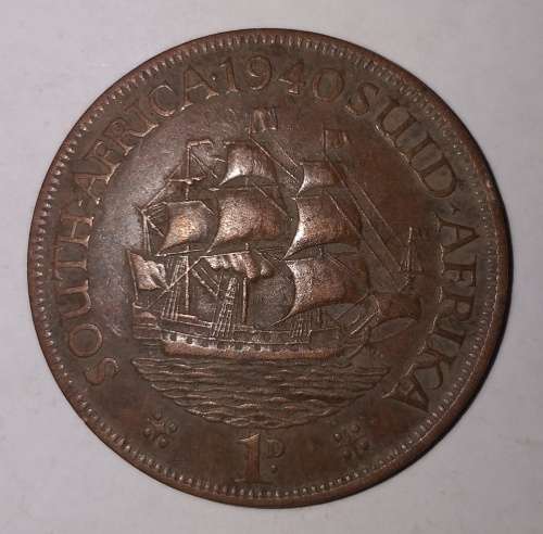 1940 - 1 PENNY - Union of South Africa *** (NO STAR AFTER DATE)