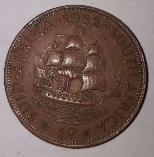 1952 - 1 PENNY - Union of South Africa