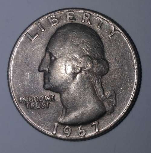 1967 - 1/4 DOLLAR - USA