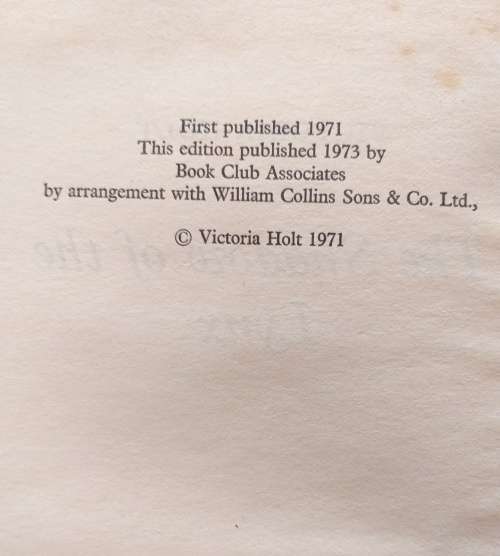 THE SHADOW OF THE LYNX - VICTORIA HOLT (Hardcover)