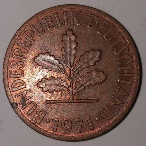 1971 D - 2 PFENNIG - GERMANY