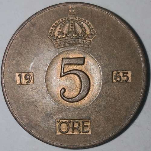 1965 - 5 ORE - SWEDEN