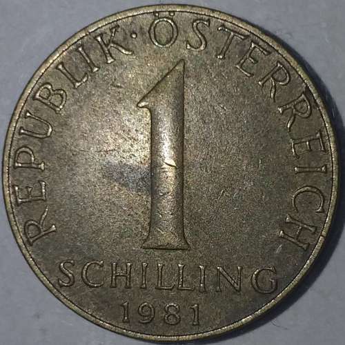 1981 - 1 SCHILLING - AUSTRIA