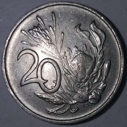 1988 - 20 CENTS - SOUTH AFRICA