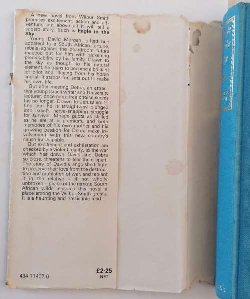 Eagle In The Sky - Wilbur Smith - FIRST EDITION - Reprinted Before Publication - 1974 (Hardcover)