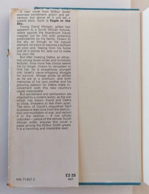 Eagle In The Sky - Wilbur Smith - FIRST EDITION - Reprinted Before Publication - 1974 (Hardcover)