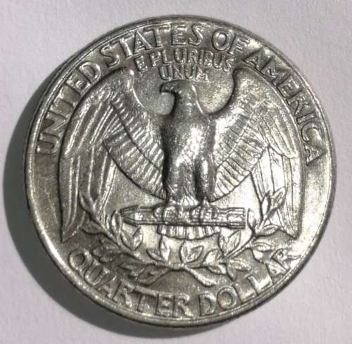 1990 D - QUARTER DOLLAR - USA - WASHINGTON 1/4 DOLLAR COIN.