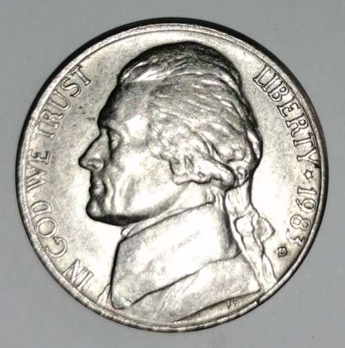 1983 D - 5 CENT - USA - JEFFERSON NICKEL COIN