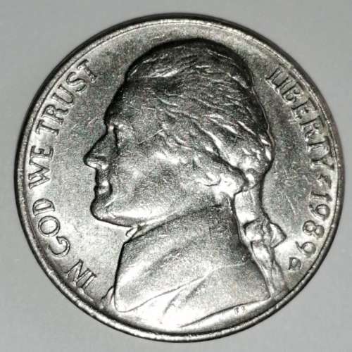 1989 D - 5 CENT - USA - JEFFERSON NICKEL COIN