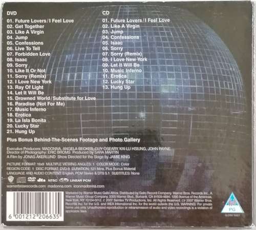 CD + DVD - MADONNA - THE CONFESSIONS TOUR [VG +]