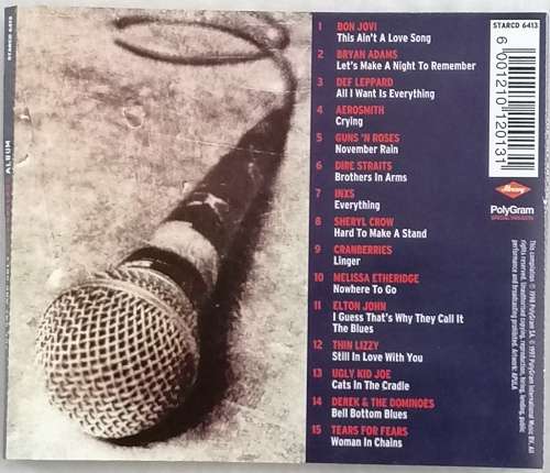 CD - ALBUM - VARIOUS - THE ONE & ONLY ROCK BALLADS ALBUM [VG+] - (STARCD 6413)