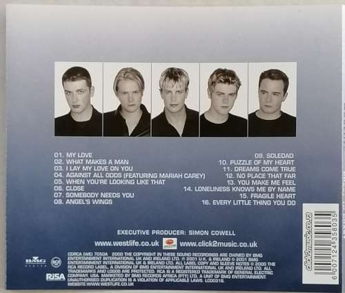 CD'S X 2 - DOUBLE ALBUM - WESTLIFE - COAST TO COAST - SPECIAL EDITION [VG+] - CDRCA (WE) 7050A & B