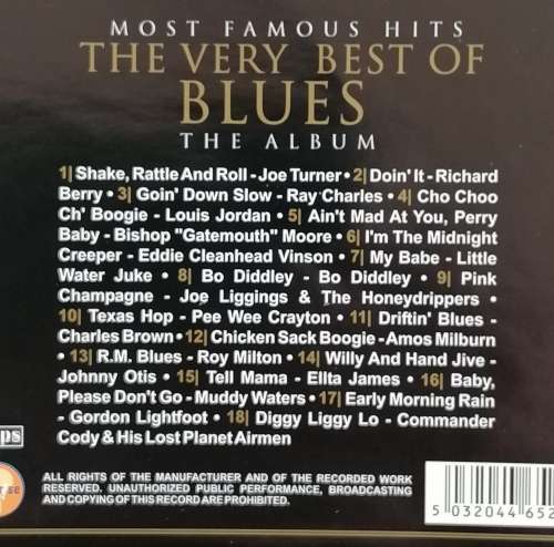 CD - ALBUM - THE VERY BEST OF BLUES - MOST FAMOUS HITS [VG+] - (65271)