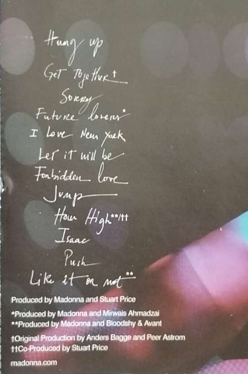 CD - ALBUM - MADONNA - CONFESSIONS ON A DANCE FLOOR [VG+] - SA - 2005 - (WBCD 2105)