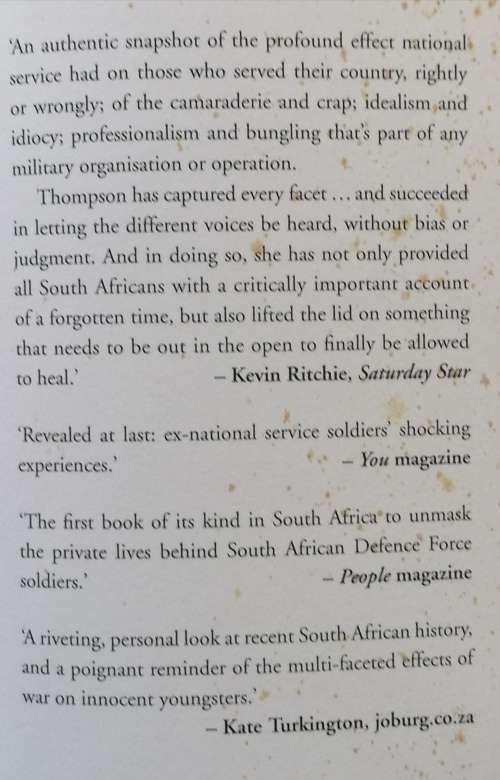 AN UNPOPULAR WAR - JH THOMPSON - FROM AFKAK TO BOSBEFOK (PAPERBACK) [2007] - National Servicemen