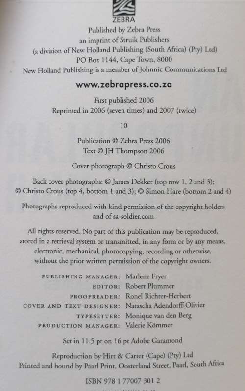 AN UNPOPULAR WAR - JH THOMPSON - FROM AFKAK TO BOSBEFOK (PAPERBACK) [2007] - National Servicemen