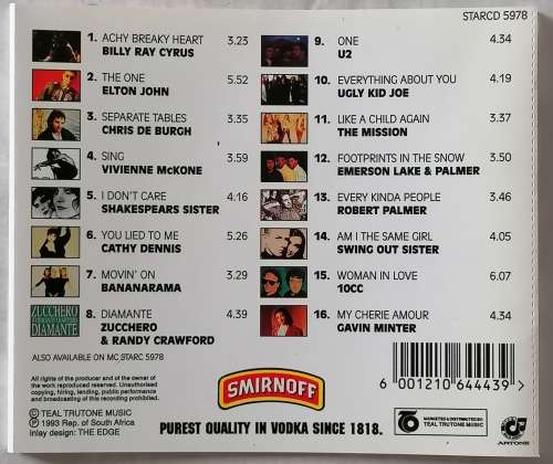 CD - VARIOUS - PUREST HITS 1992 - ORIGINAL ARTISTS (VG PLUS) 1993 - STARCD 5978 - TEAL TRUTONE - SA