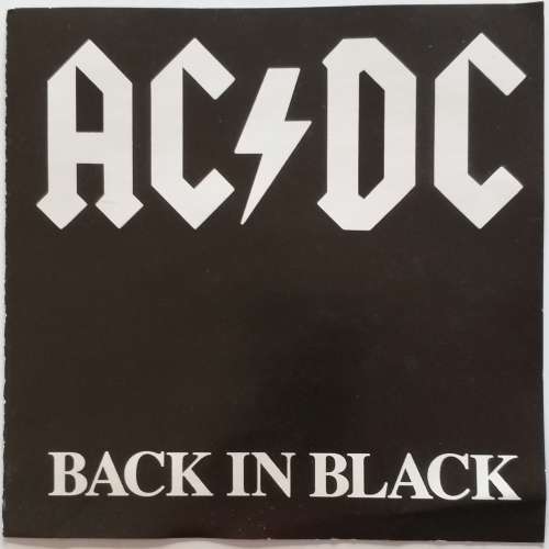 CD - AC/DC - BACK IN BLACK [VG+] [ATXD 20]