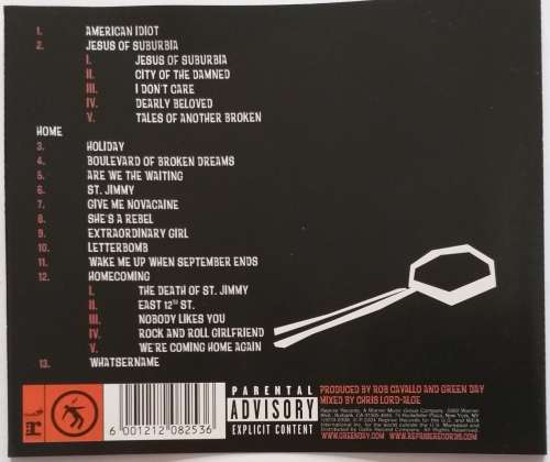 CD - GREEN DAY - AMERICAN IDIOT [VG+]