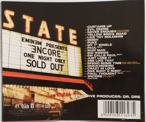 CD - EMINEM - ENCORE [VG+]