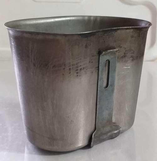 EX SADF ARMY - 1 LT WATER BOTTLE,  POUCH & FIRE BUCKET SET